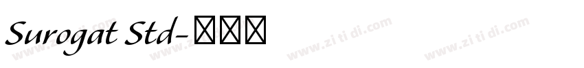Surogat Std字体转换